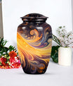 Abstract 10-inch Classic Urn, ideal memorial urns.