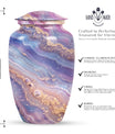 Classic Abstract Urn, large memorial urn for male adults