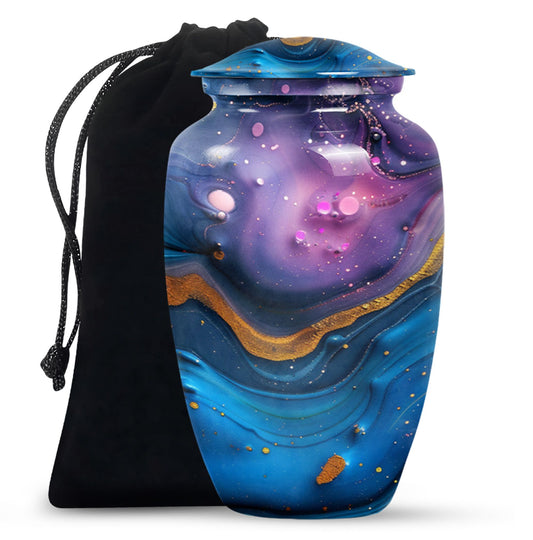 classic abstract urn for cremation ashes