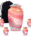 abstract urn, funeral cremation and memorial large urn.