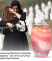 abstract urn, funeral cremation and memorial large urn.