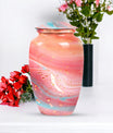 abstract urn, funeral cremation and memorial large urn.