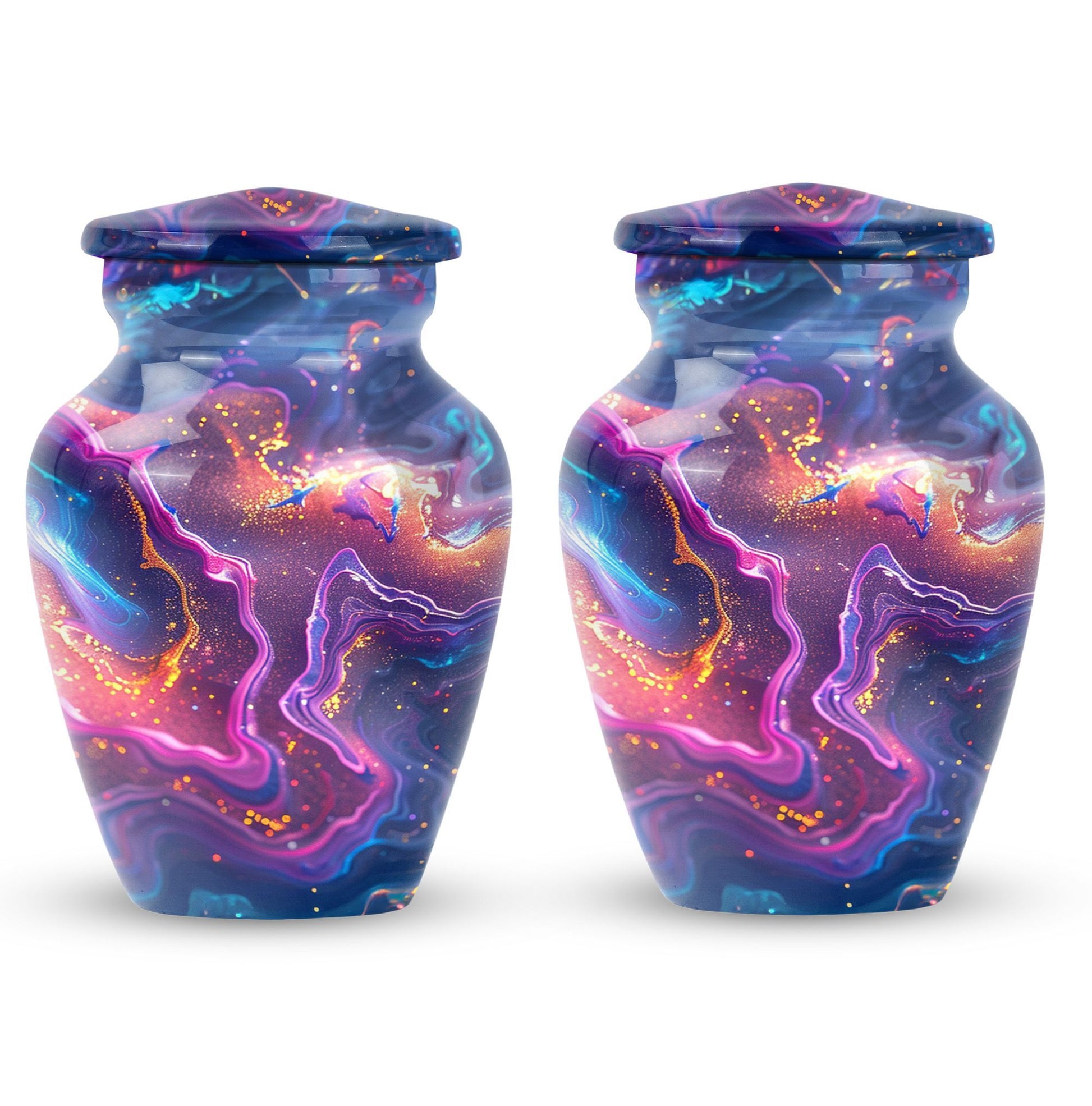 Classic abstract urn for adult human ashes