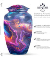 Classic abstract urn for adult human ashes