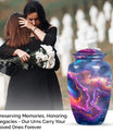 Classic abstract urn for adult human ashes