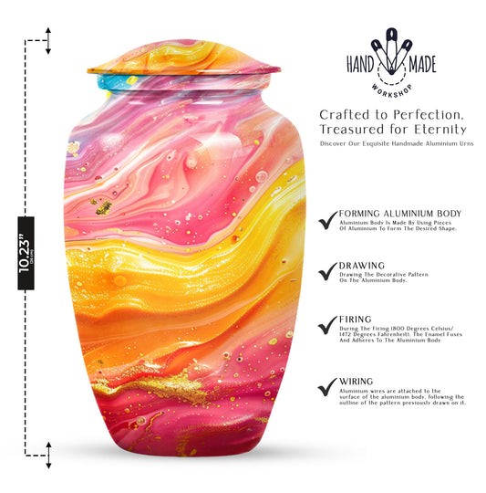 abstract urn for adult ashes