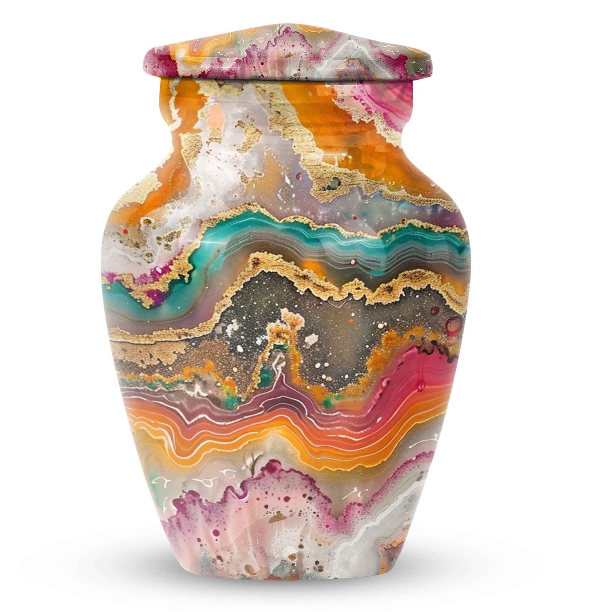 Abstract 10-Inch Classic Urn.