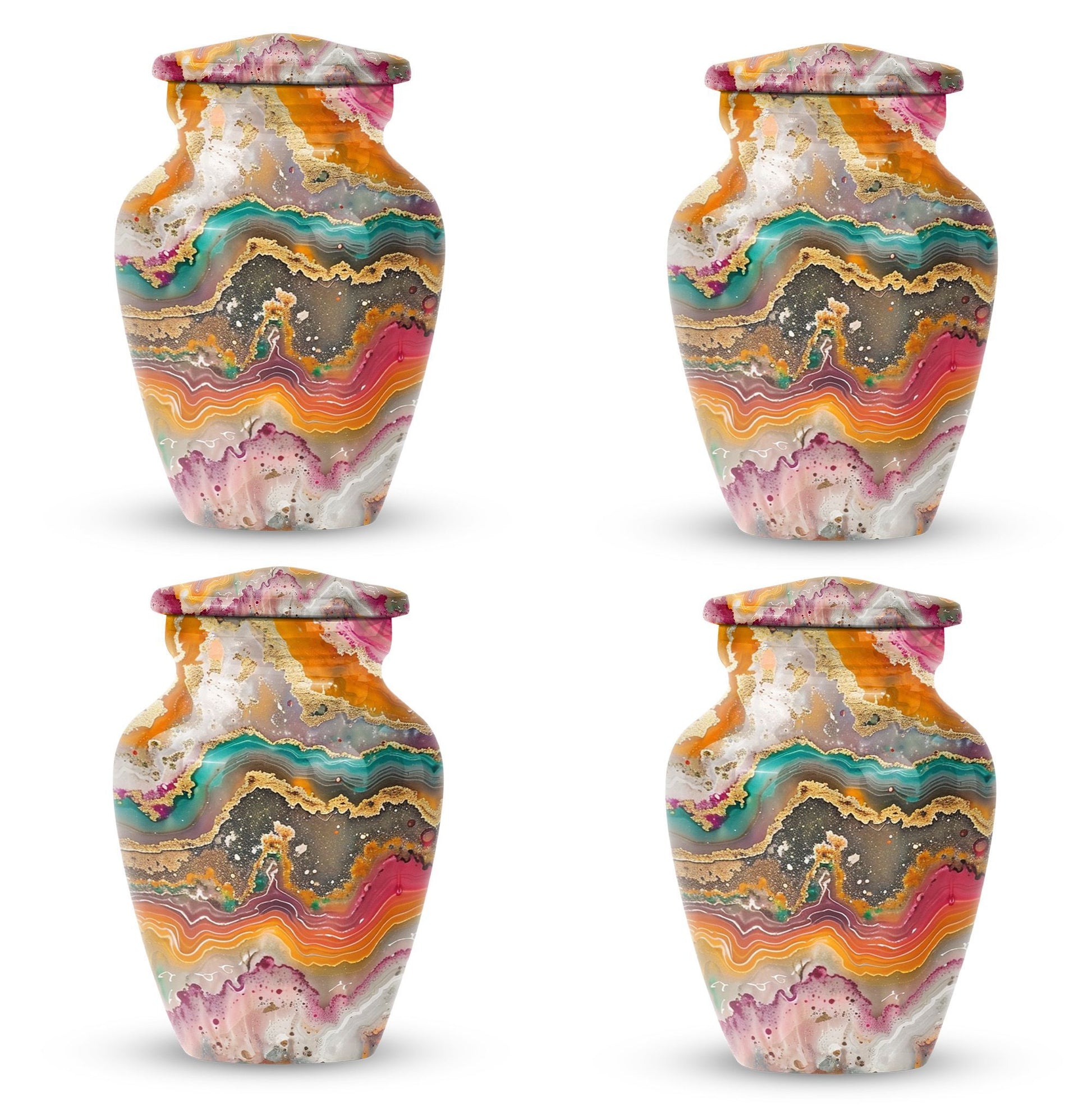 Abstract 10-Inch Classic Urn.