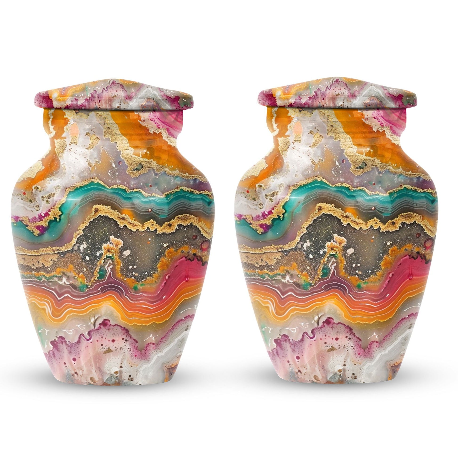 Abstract 10-Inch Classic Urn.