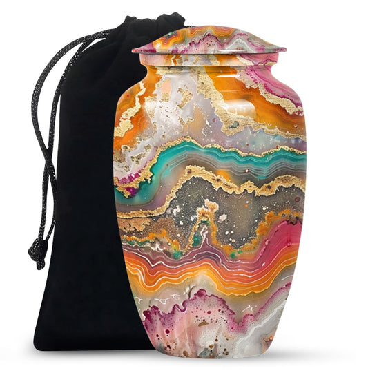 Abstract 10-Inch Classic Urn.