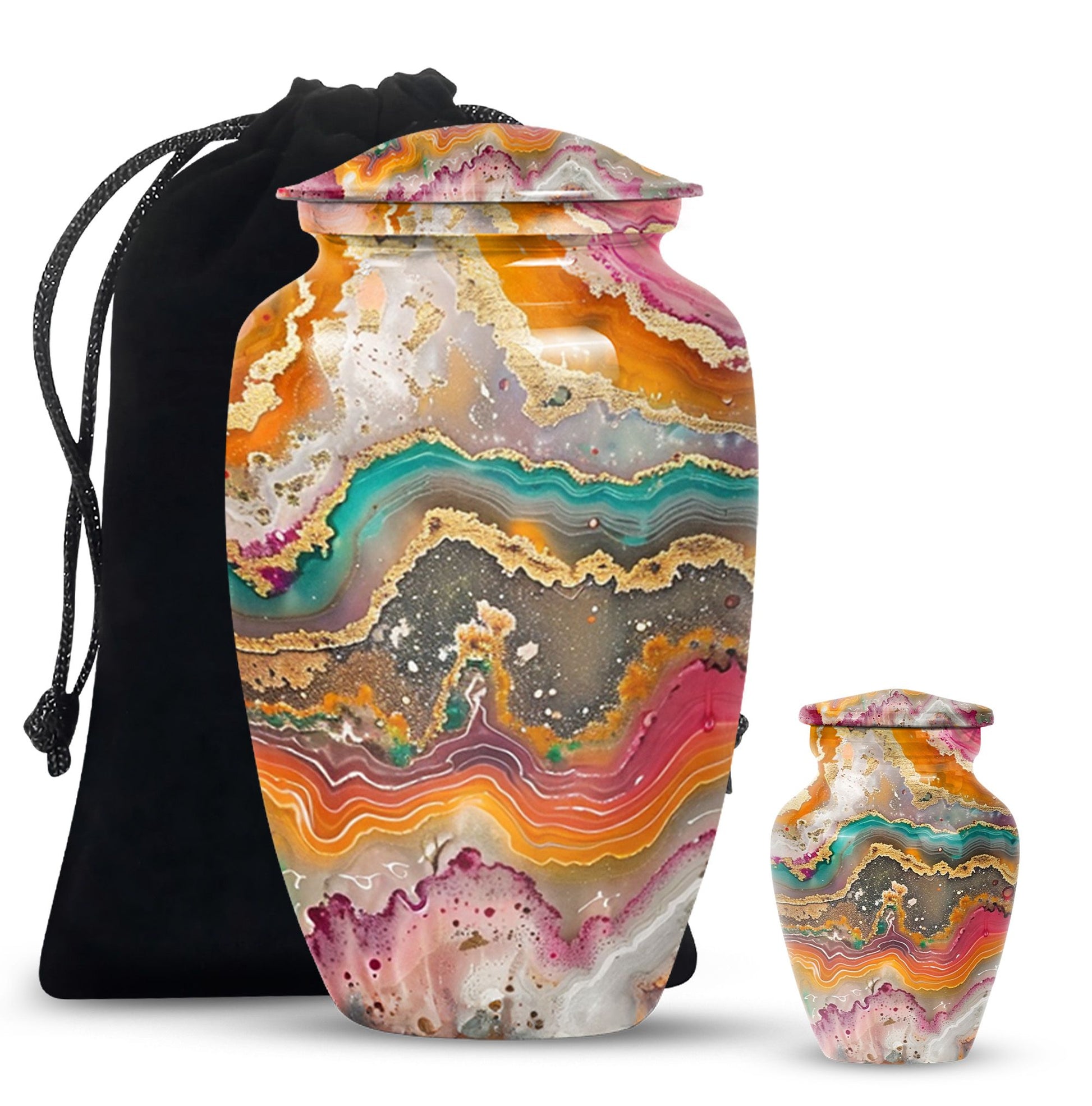 Abstract 10-Inch Classic Urn.