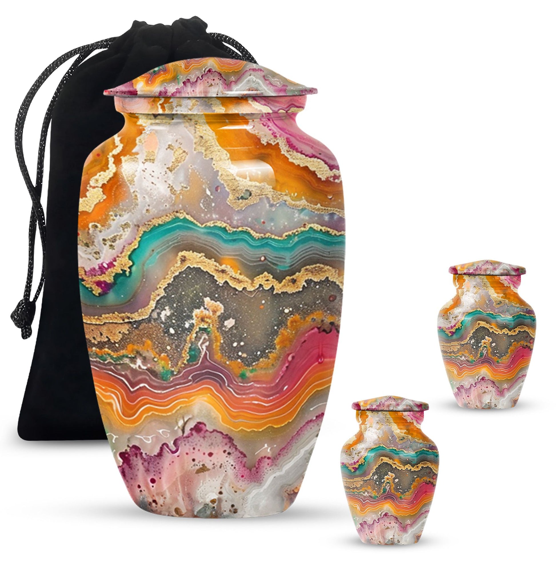 Abstract 10-Inch Classic Urn.