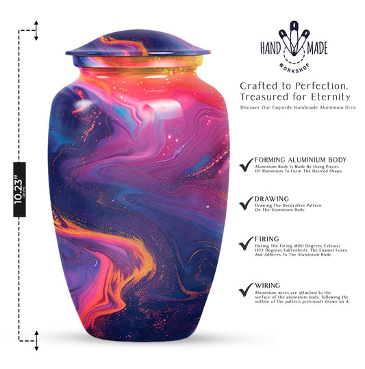 classic abstract urn for ashes