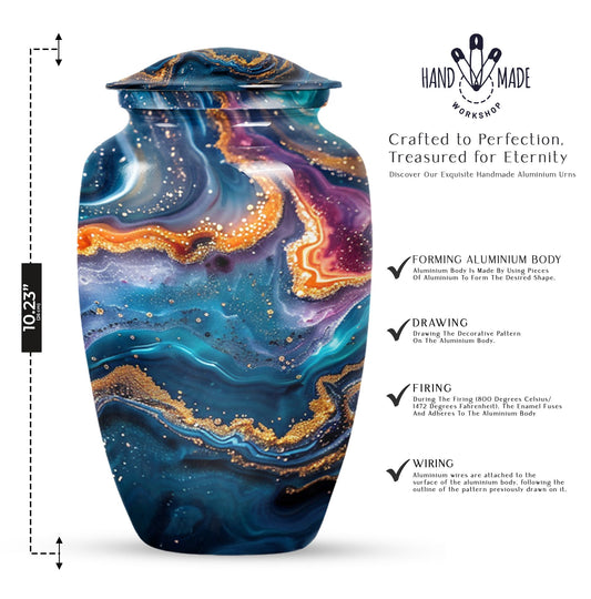 abstract classic urn for burial.