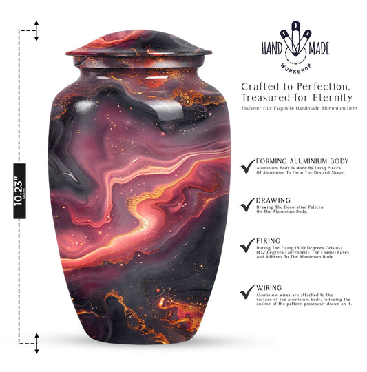 Classic Abstract Urn for human ashes