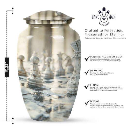 Abstract urn for funeral ashes 