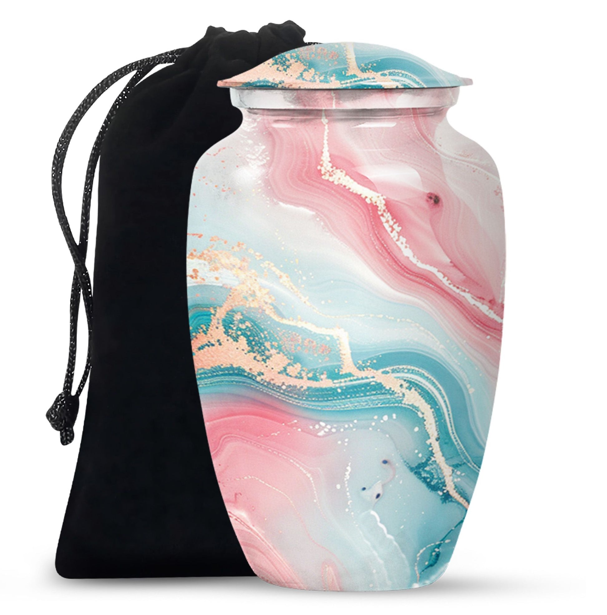 Abstract Funeral Urn, Cremation Urn for Adult Human Ashes