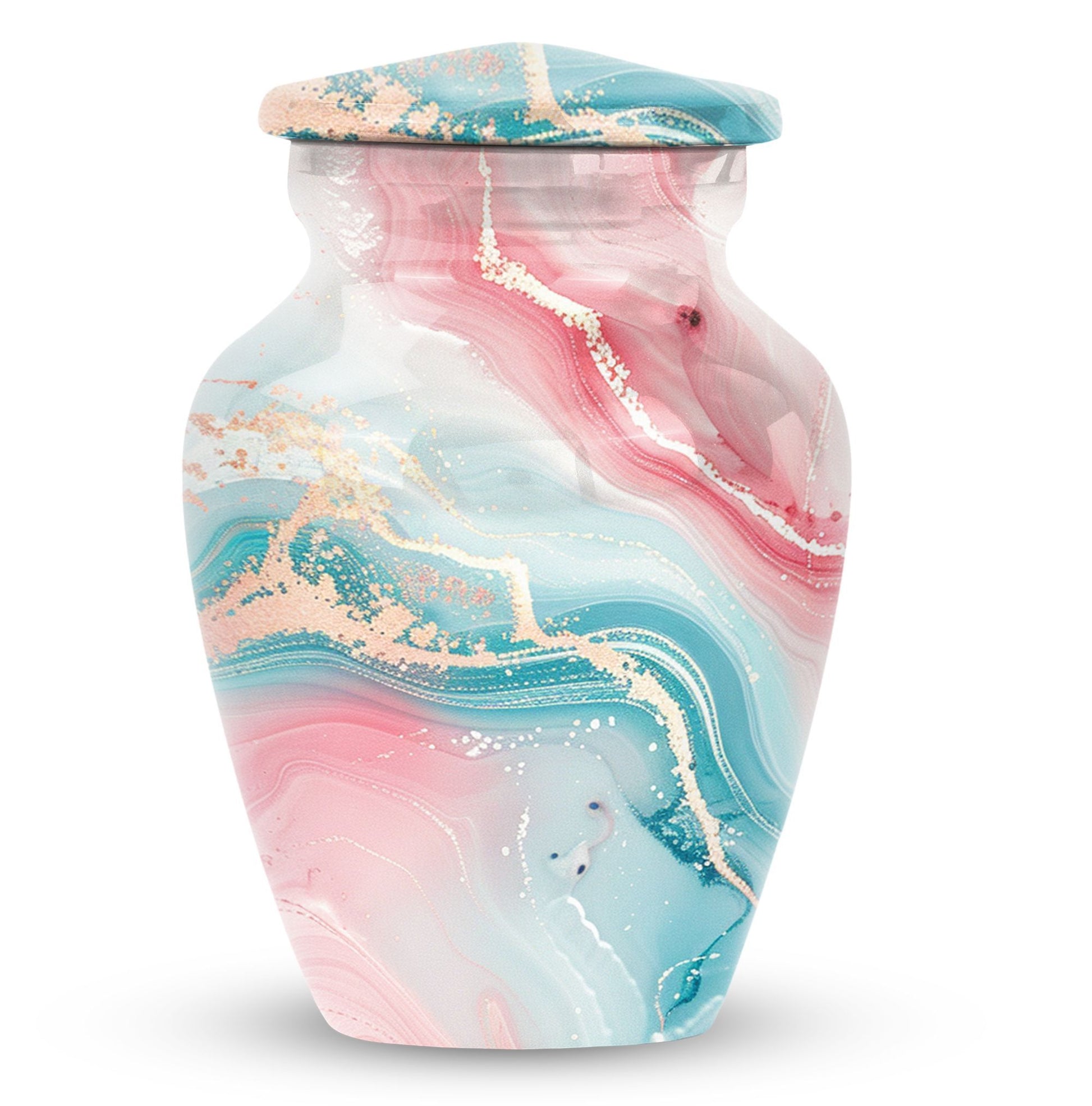 Abstract Funeral Urn, Cremation Urn for Adult Human Ashes