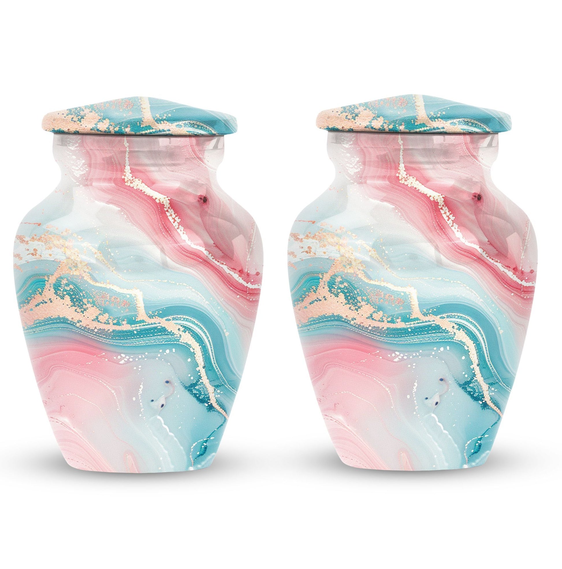 Abstract Funeral Urn, Cremation Urn for Adult Human Ashes