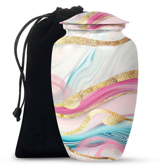 Abstract Cremation Urn, Memorial Human Urns for Ashes