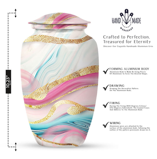 Abstract Cremation Urn, Memorial Human Urns for Ashes