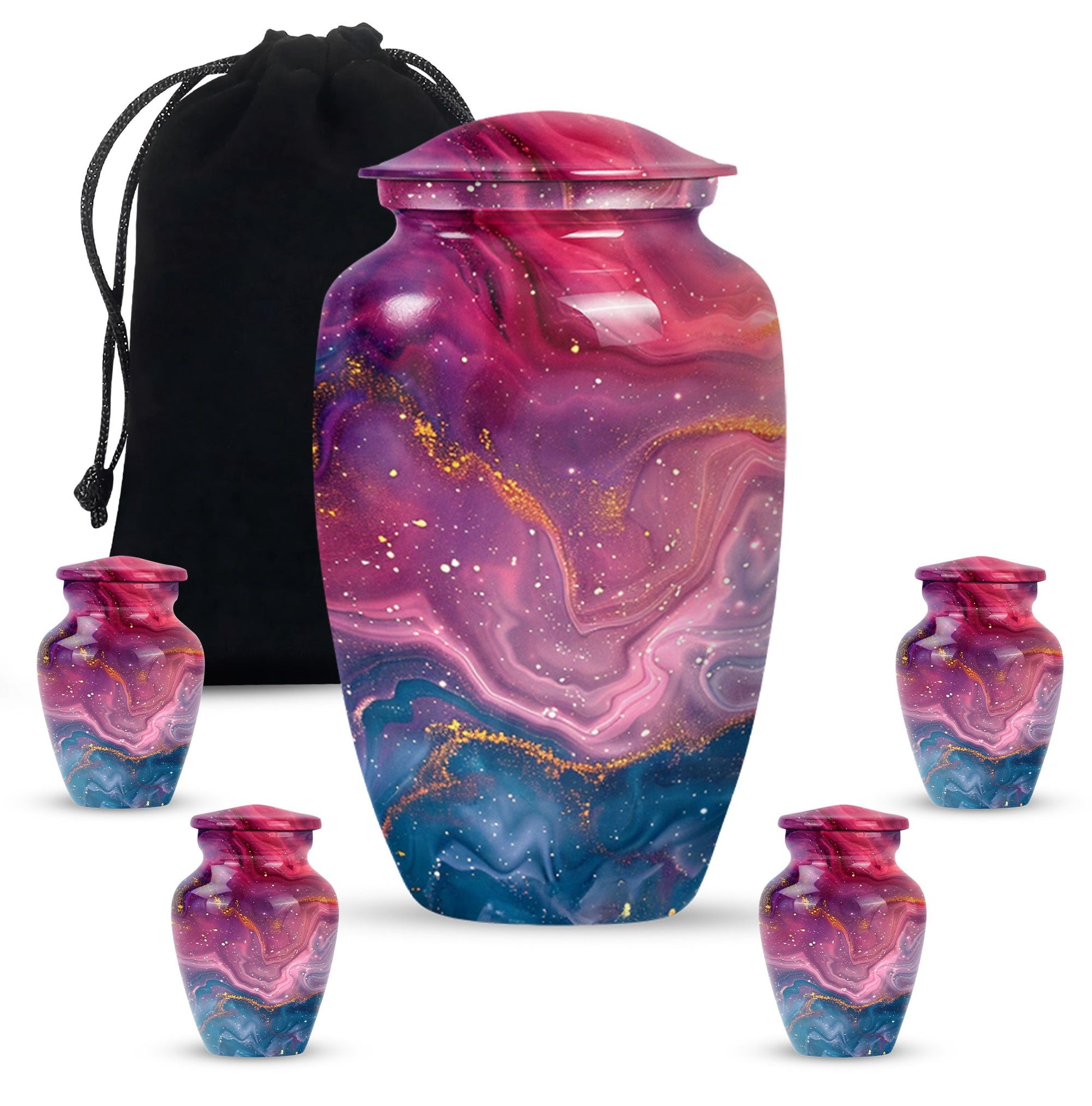 Abstract urn for adults' ashes, Keepsake Urn