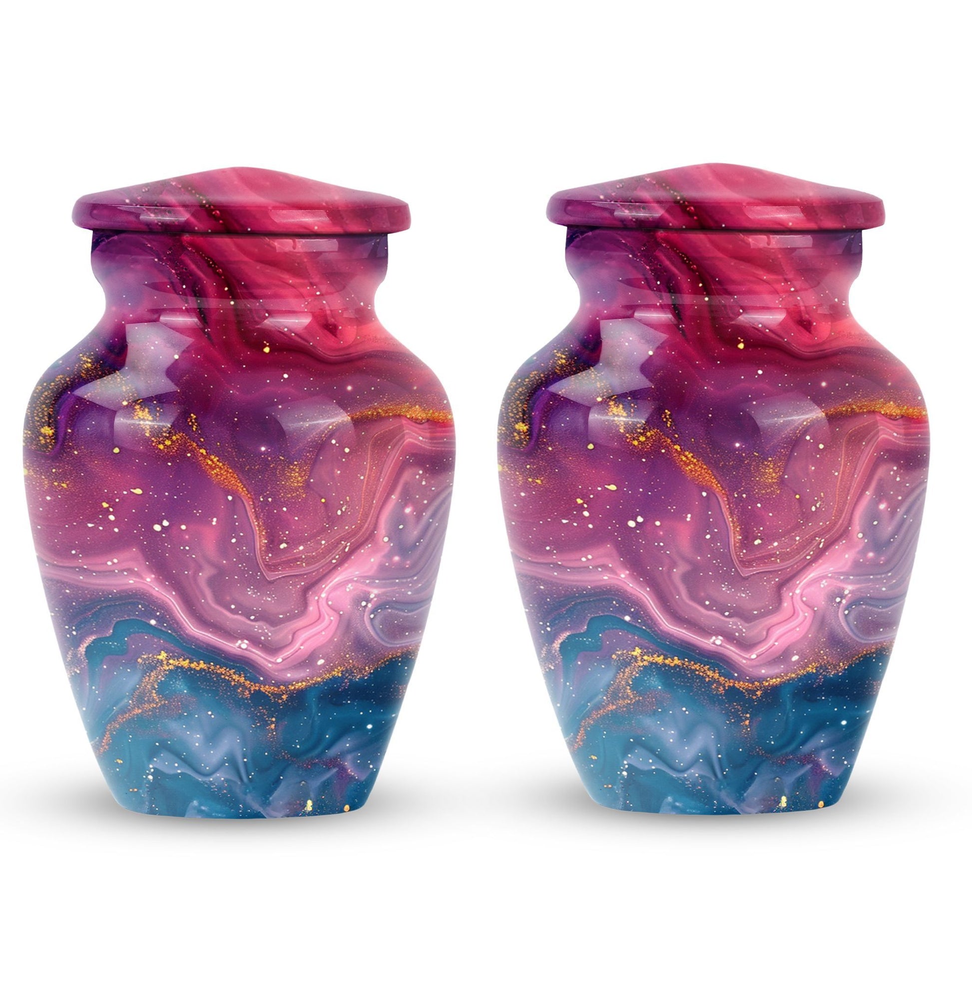 Abstract urn for adults' ashes, Keepsake Urn