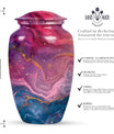 Abstract urn for adults' ashes, Keepsake Urn