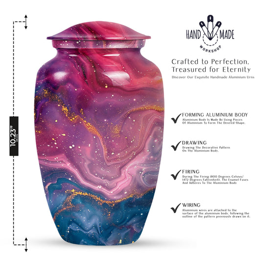 Abstract urn for adults' ashes, Keepsake Urn