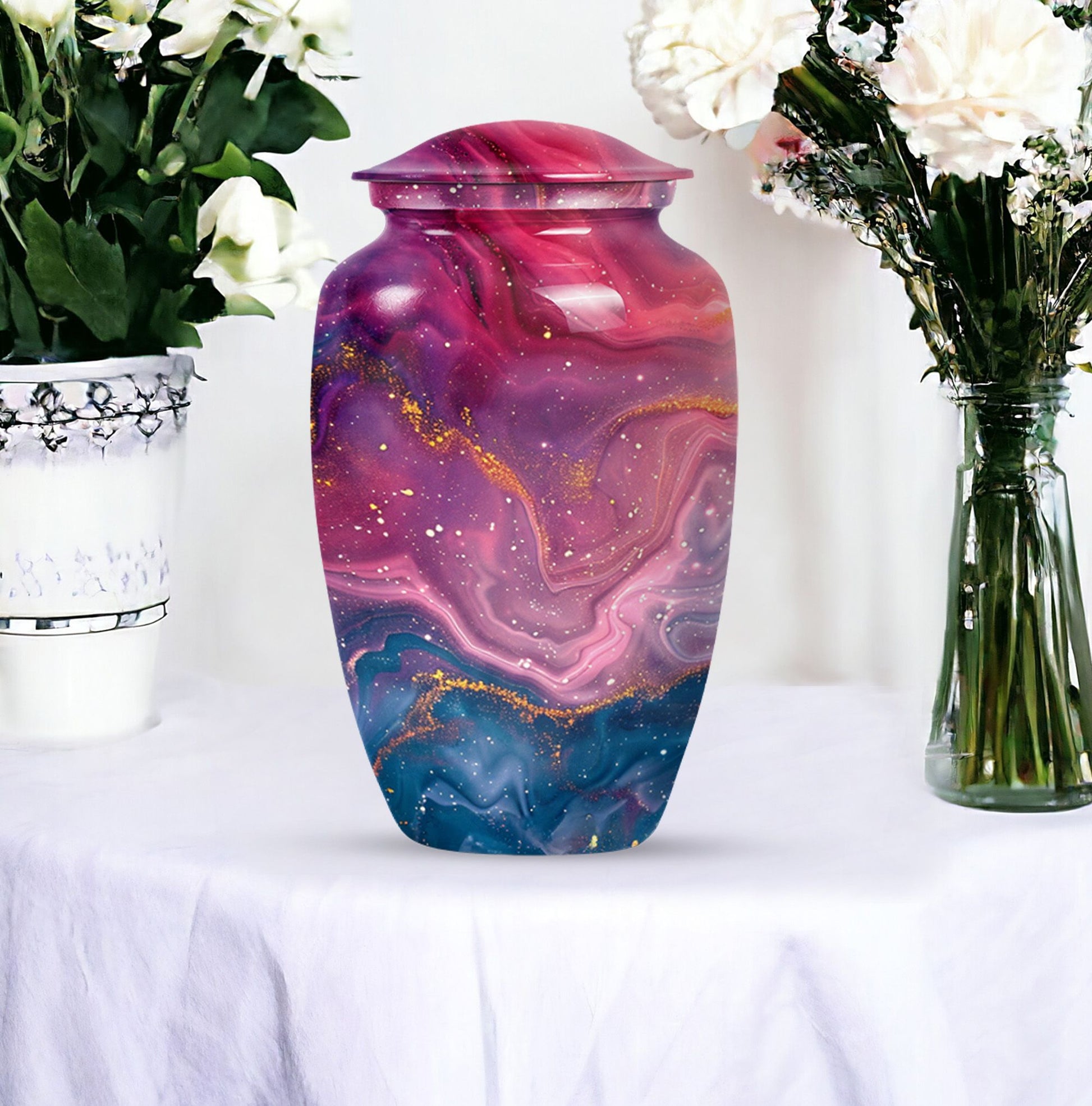 Abstract urn for adults' ashes, Keepsake Urn