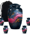 abstract memorial urn for adult female ashes