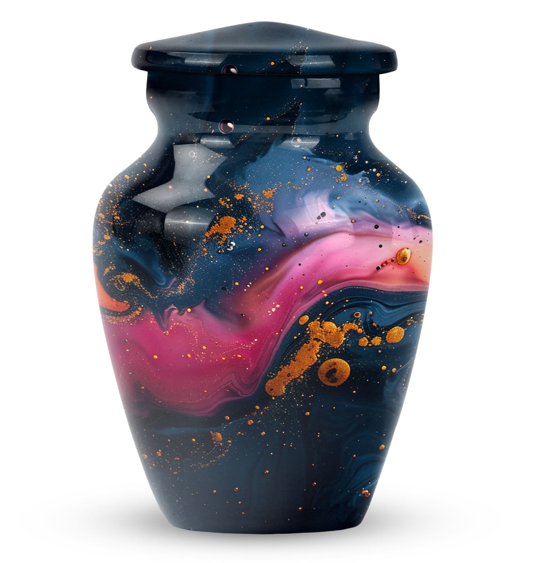 abstract memorial urn for adult female ashes