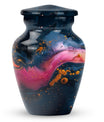 abstract memorial urn for adult female ashes