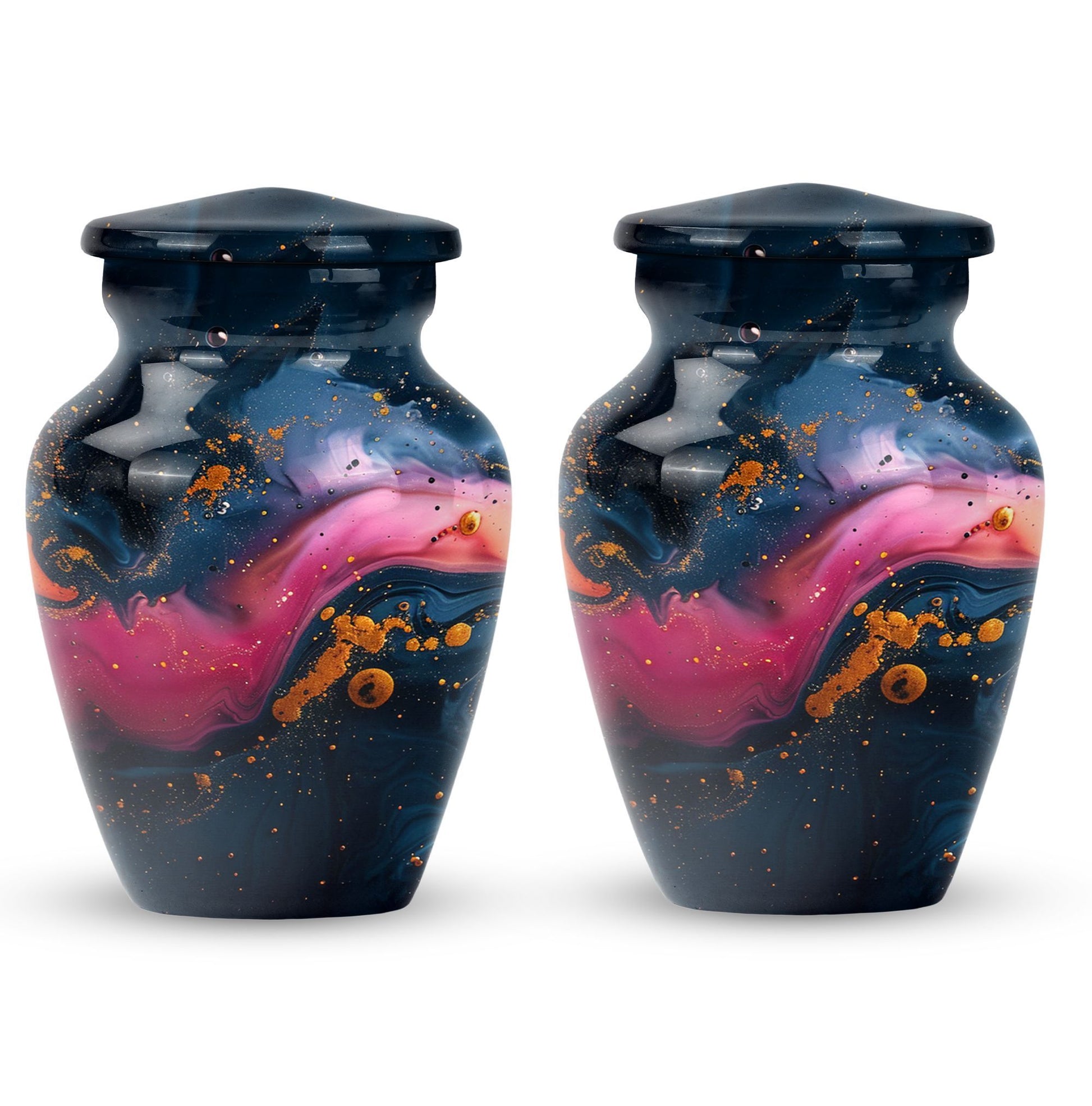 abstract memorial urn for adult female ashes