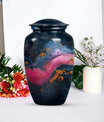 abstract memorial urn for adult female ashes