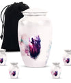 Wolf Howling Funeral Urn For Adult Ashes Memorial, Funeral Cremation Urn