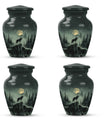 10-inch wolf howling urn, adult funeral and cremation