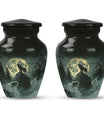 wolf howling theme for human ashes, Memorial Urns for Ashes