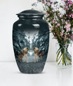 Wolf Howling Classic Urn, funeral urn for adult ashes