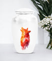 Wolf howling urn, 