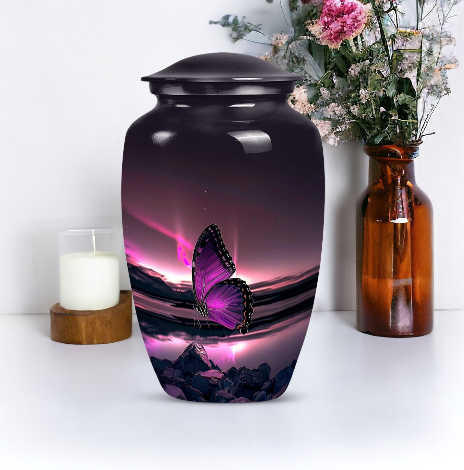 butterfly urn for human ashes