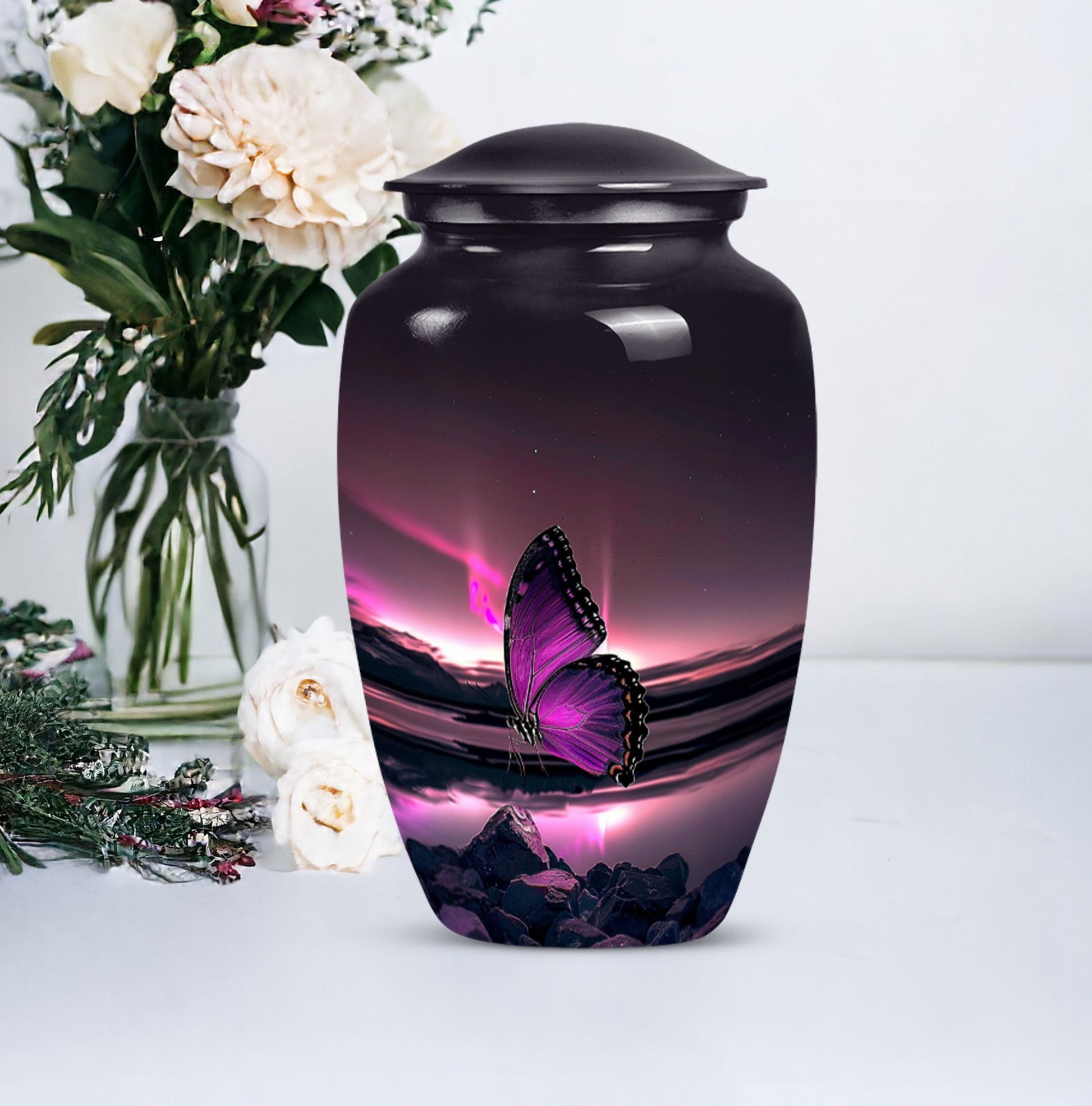 butterfly urn for human ashes