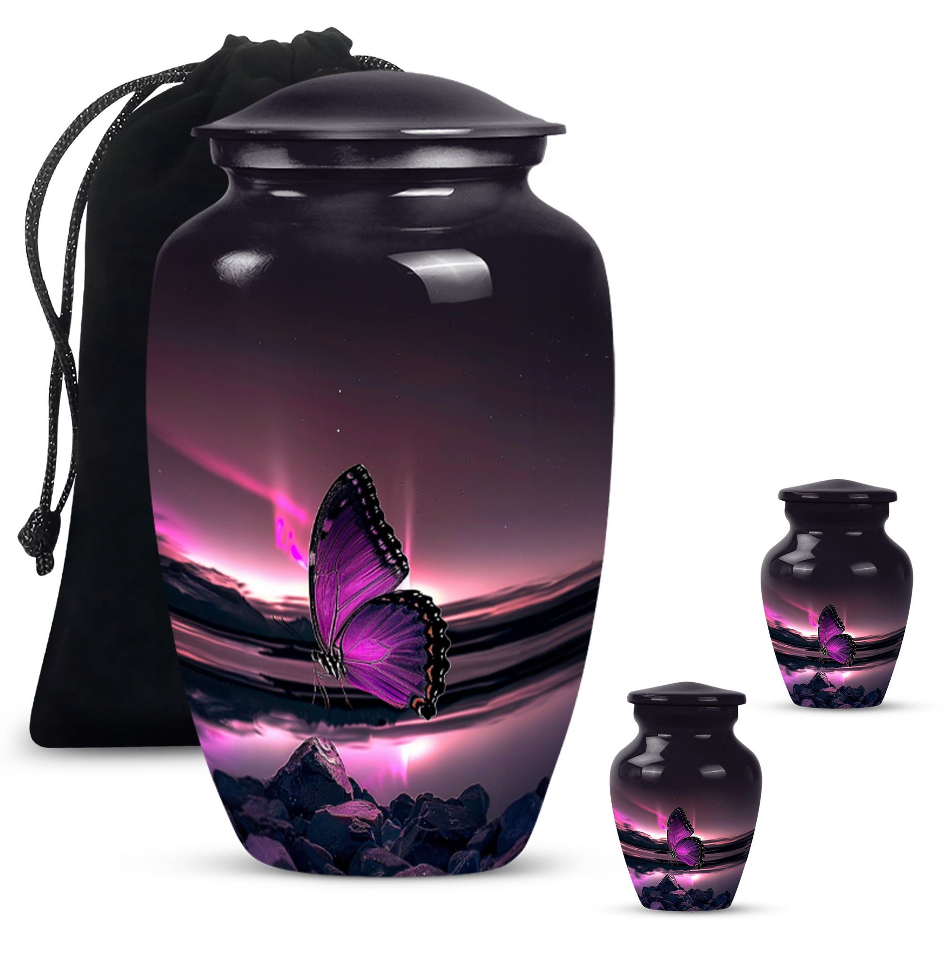 butterfly urn for human ashes