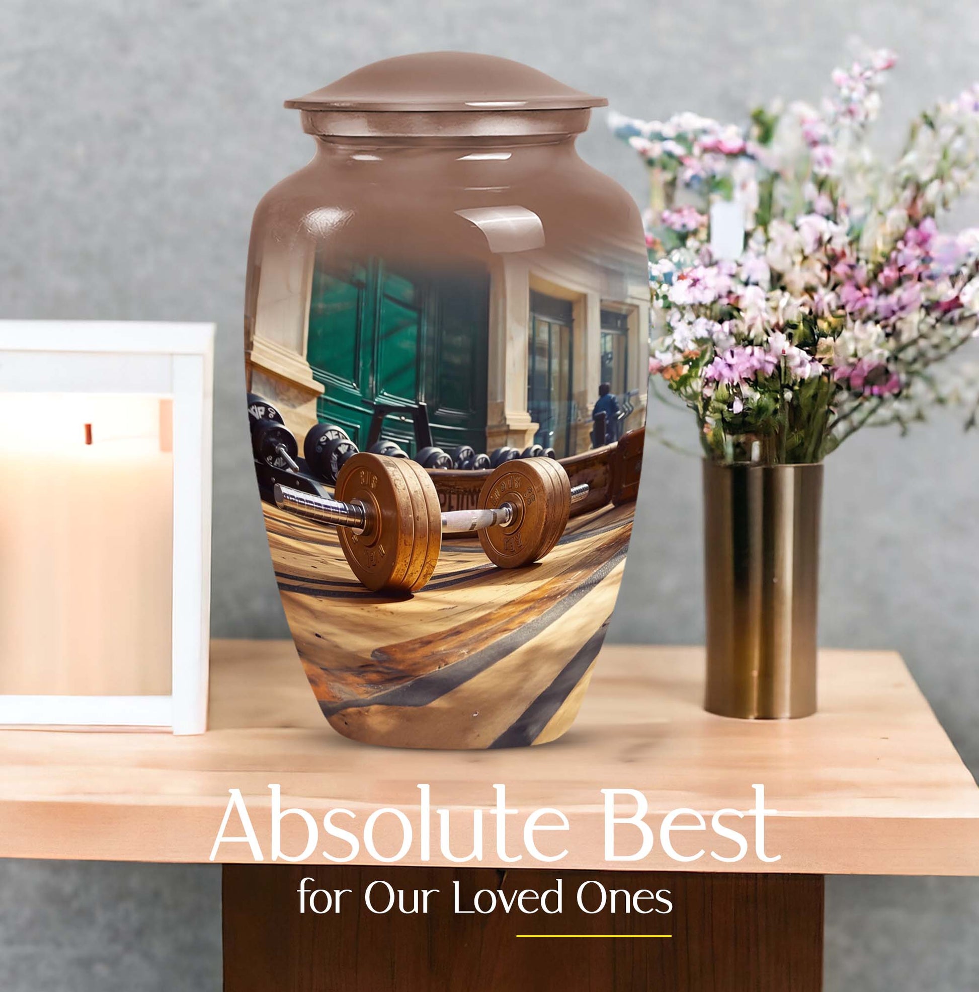 10-inch Classic Dumbles Urn.