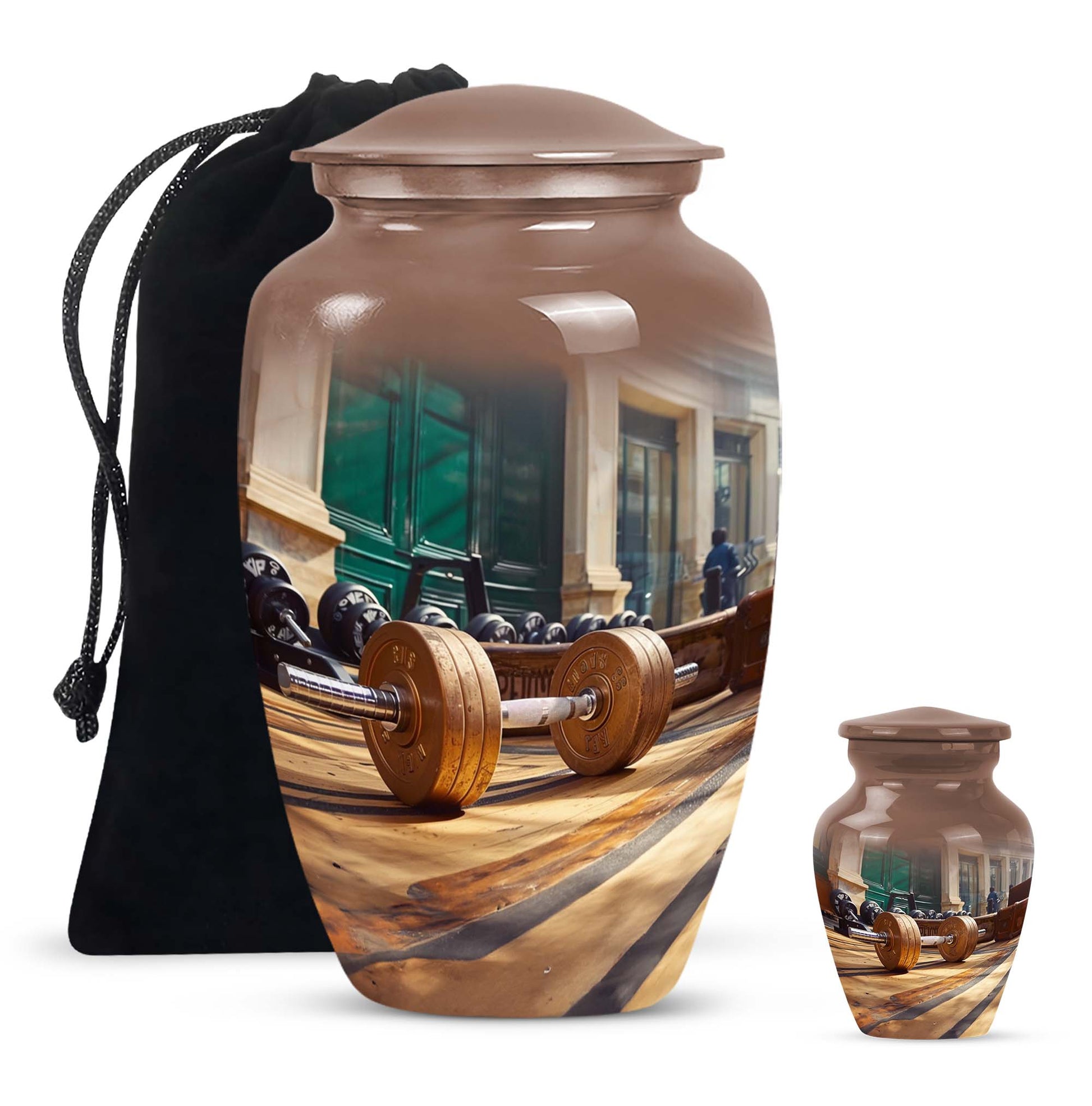 10-inch Classic Dumbles Urn.