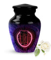 10 inch Tarot Urn, large classic cremation urn for human ashes.