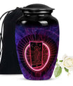 10 inch Tarot Urn, large classic cremation urn for human ashes.