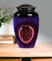 10 inch Tarot Urn, large classic cremation urn for human ashes.