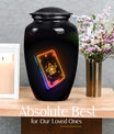 Tarot Urn human ashes, 