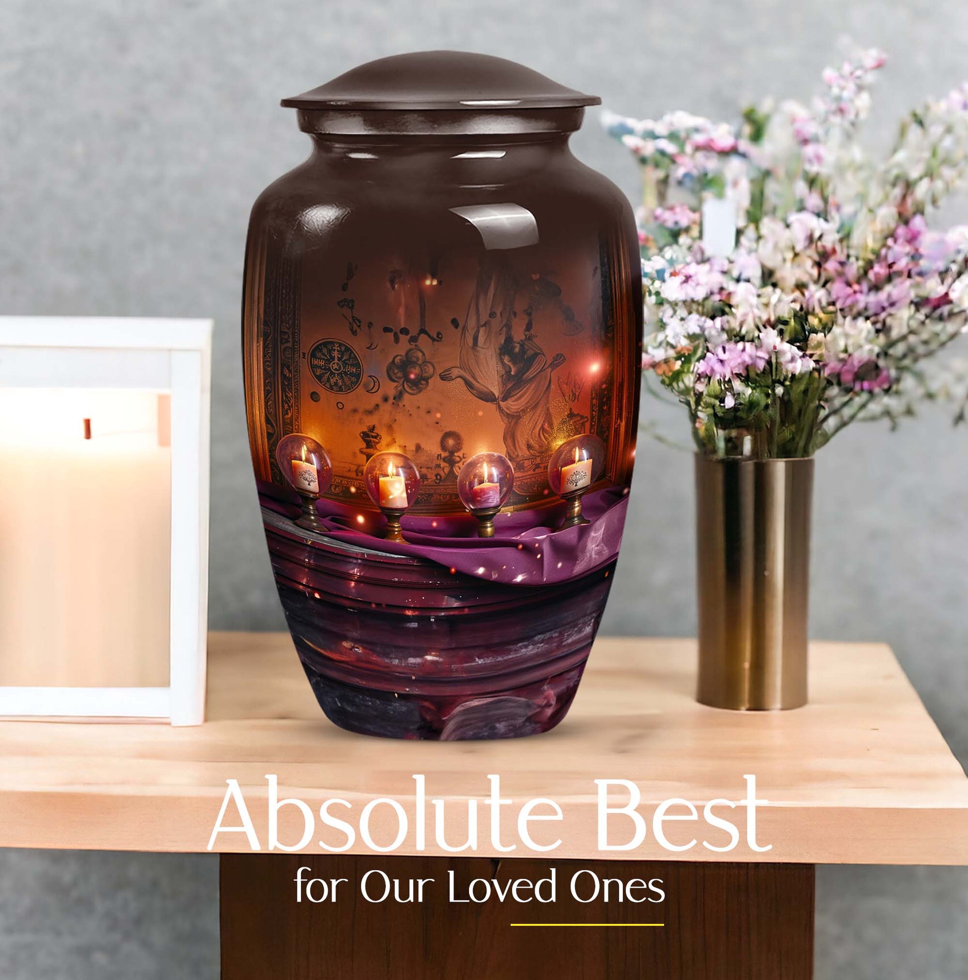 Tarot Urn cremation dad urn, 